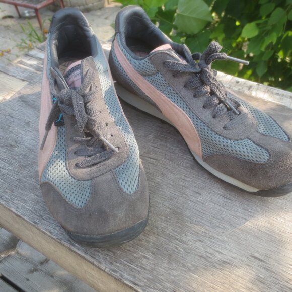Athletic Sneakers Puma Anjan Sports Shoes Pink and Gray - Size 9 Women's. - Picture 2 of 13